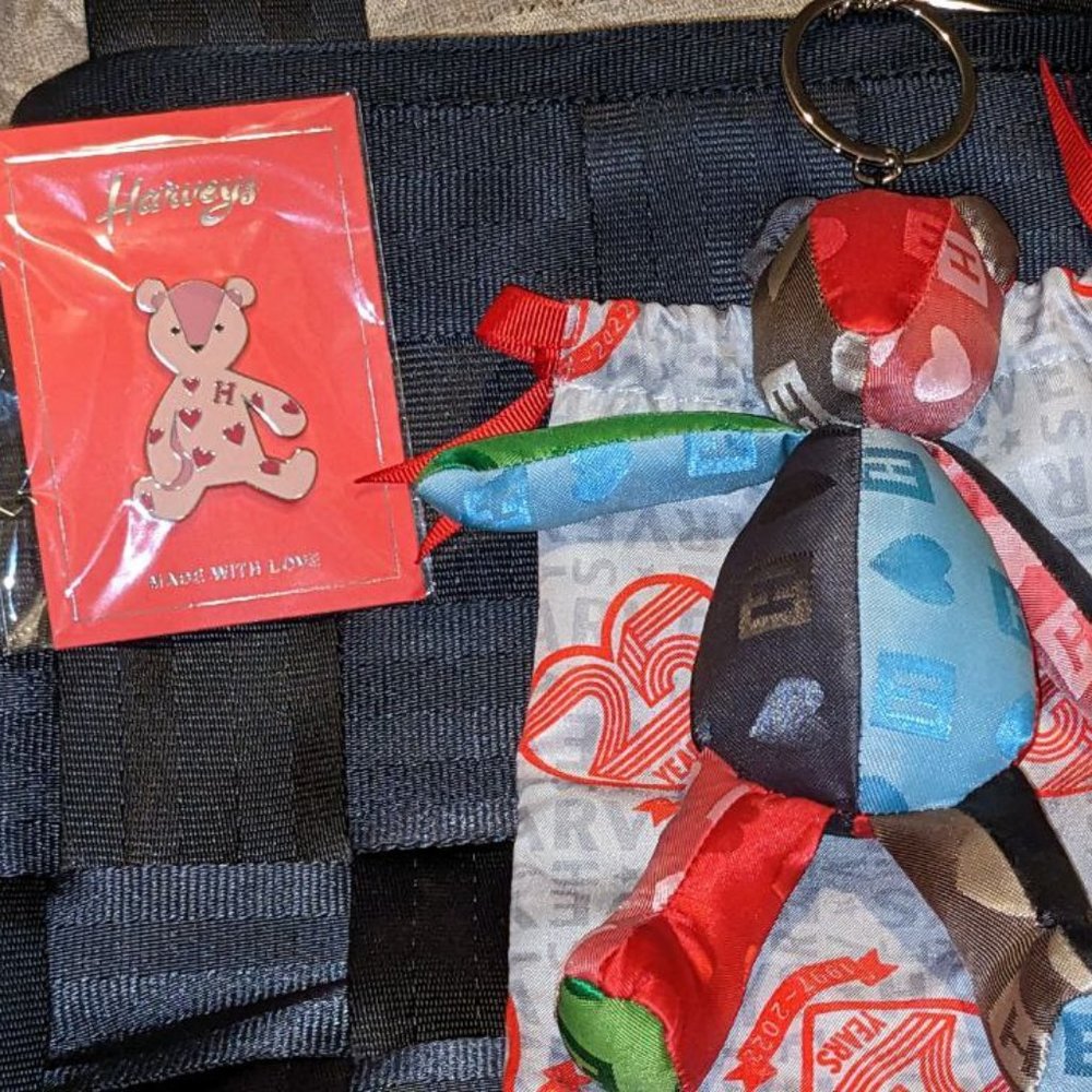 Harvey's Mini Messenger Crossbody Cali Bear BUNDLE